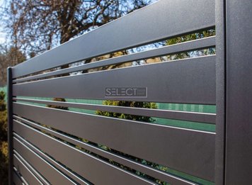 ОГОРОЖІ SELECT - металеві паркани серії DECO LINE, розмір 2000х1000 мм, 2000, 1000, SELECT DECO LINE, SELECT