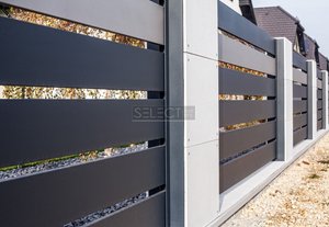 ОГОРОЖІ SELECT - металеві паркани серії PLUS LINE, розмір 2000х2000 мм, 2000, 2000, SELECT PLUS LINE, SELECT
