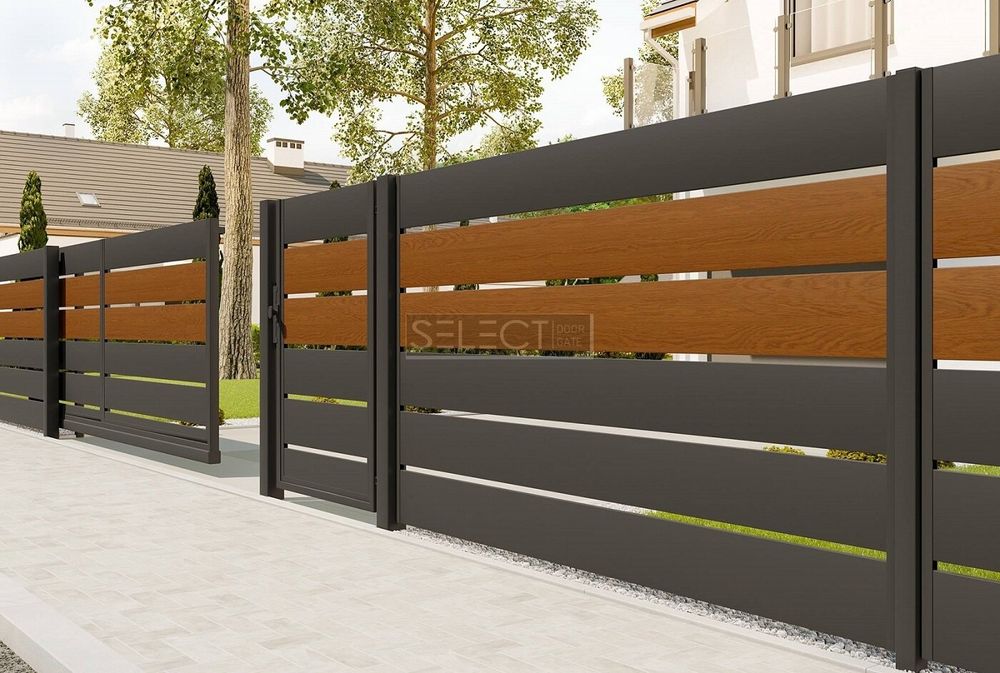 ОГОРОЖІ SELECT - металеві паркани серії PLUS LINE, розмір 2000х1500 мм, 2000, 1500, SELECT PLUS LINE, SELECT