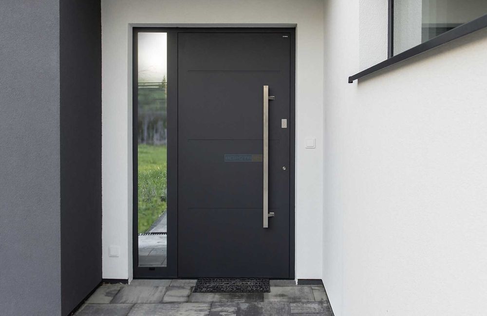Входные наружные двери алюминиевые для дома WISNIOWSKI CREO 348, 1300, 2300, CREO, WISNIOWSKI