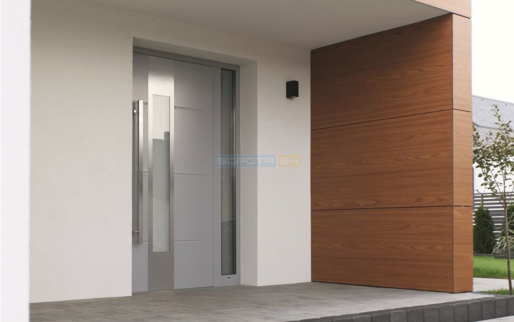 Входные наружные двери алюминиевые для дома WISNIOWSKI CREO 349, 1300, 2300, CREO, WISNIOWSKI