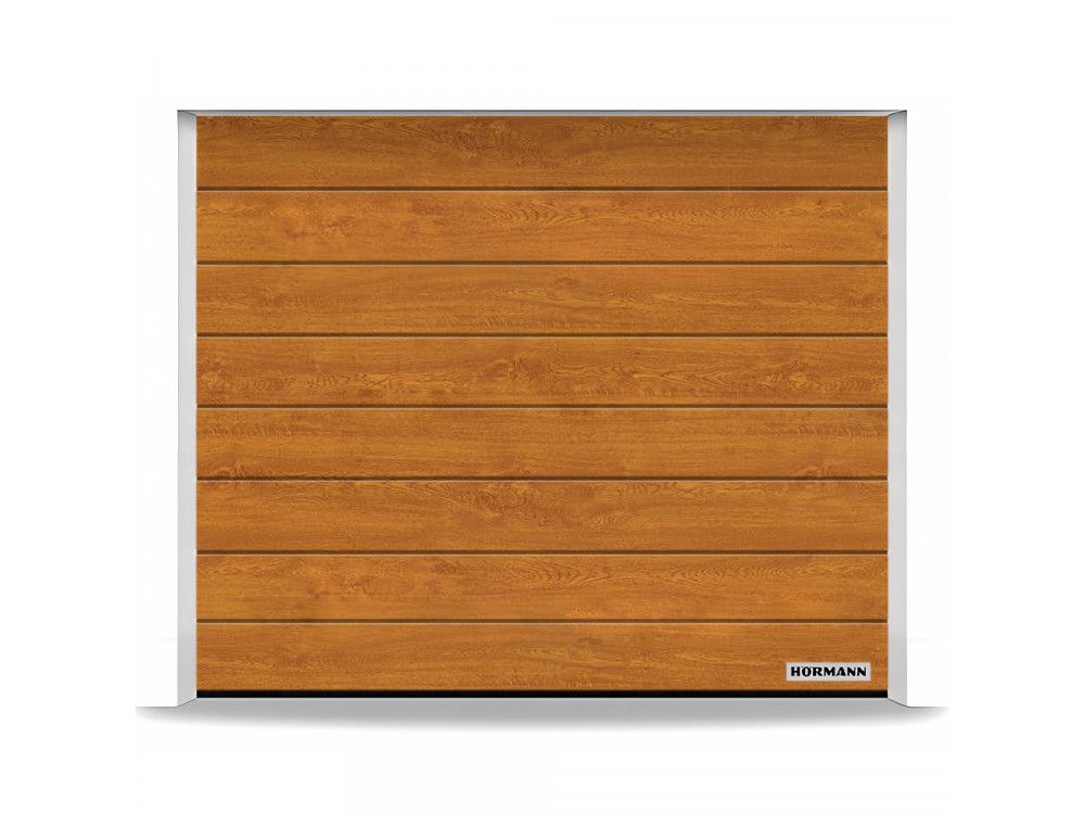 Гаражні ворота Hormann RenoMatic 2500x2125 мм, М-гофр, Woodgrain, RAL 7016, 2125, 2500, HORMANN, 42, RenoMatic