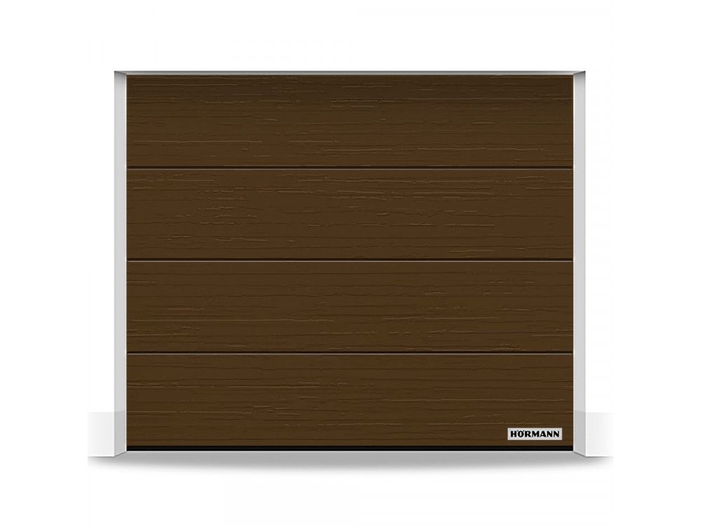 Гаражные ворота Hormann RenoMatic 2500x2125 мм, М-гофр, Woodgrain, RAL 7016, 2125, 2500, HORMANN, 42, RenoMatic