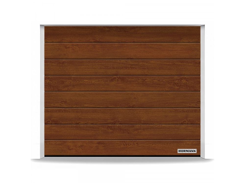 Гаражные ворота Hormann RenoMatic 2500x2125 мм, М-гофр, Woodgrain, RAL 7016, 2125, 2500, HORMANN, 42, RenoMatic