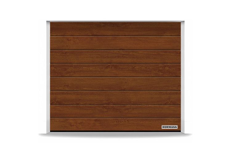 Гаражні ворота Hormann RenoMatic 2500x2125 мм, М-гофр, Woodgrain, RAL 7016, 2125, 2500, HORMANN, 42, RenoMatic