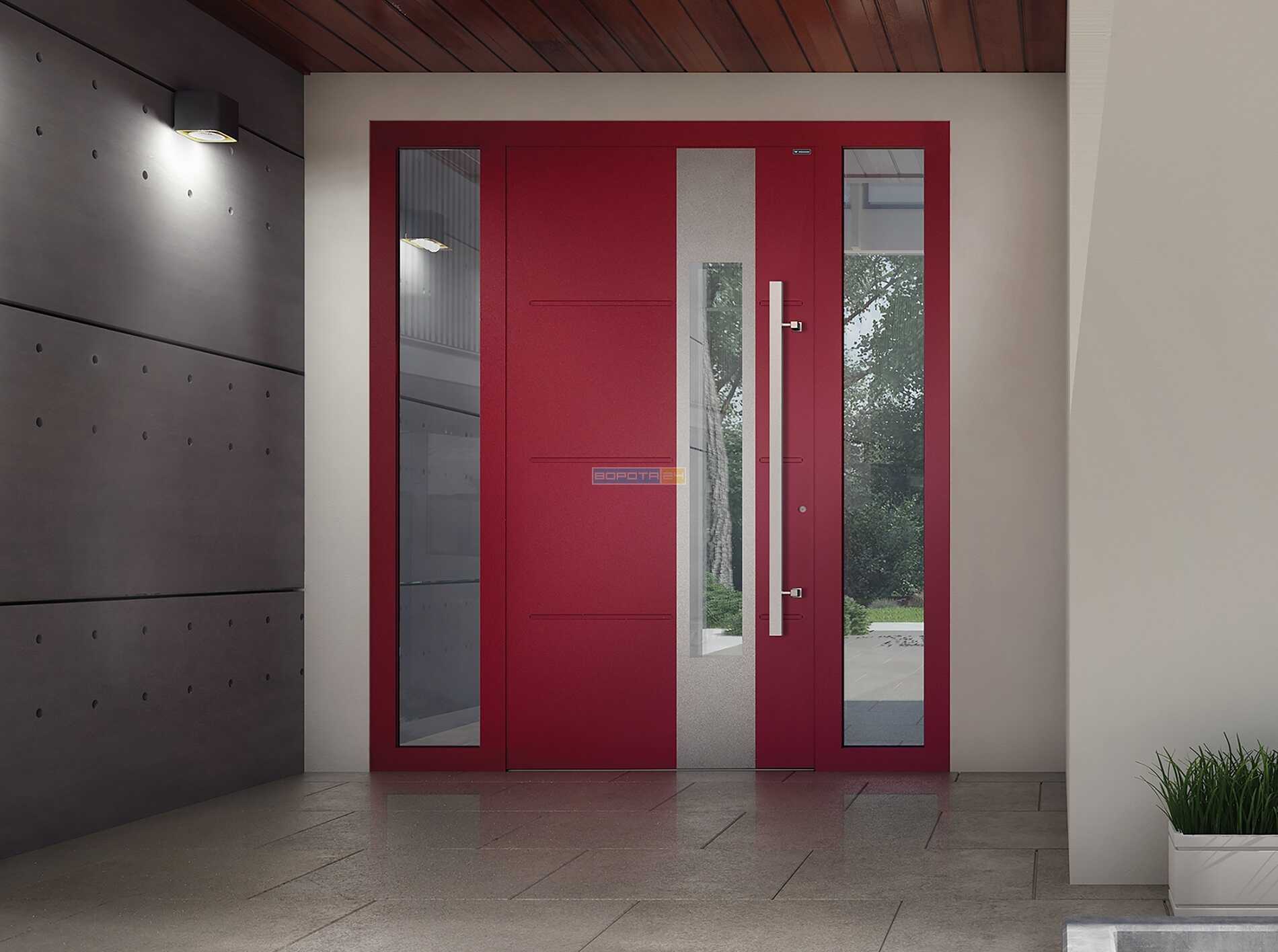 Алюминиевые наружные двери в дом - европейские производители входных дверей для частного дома