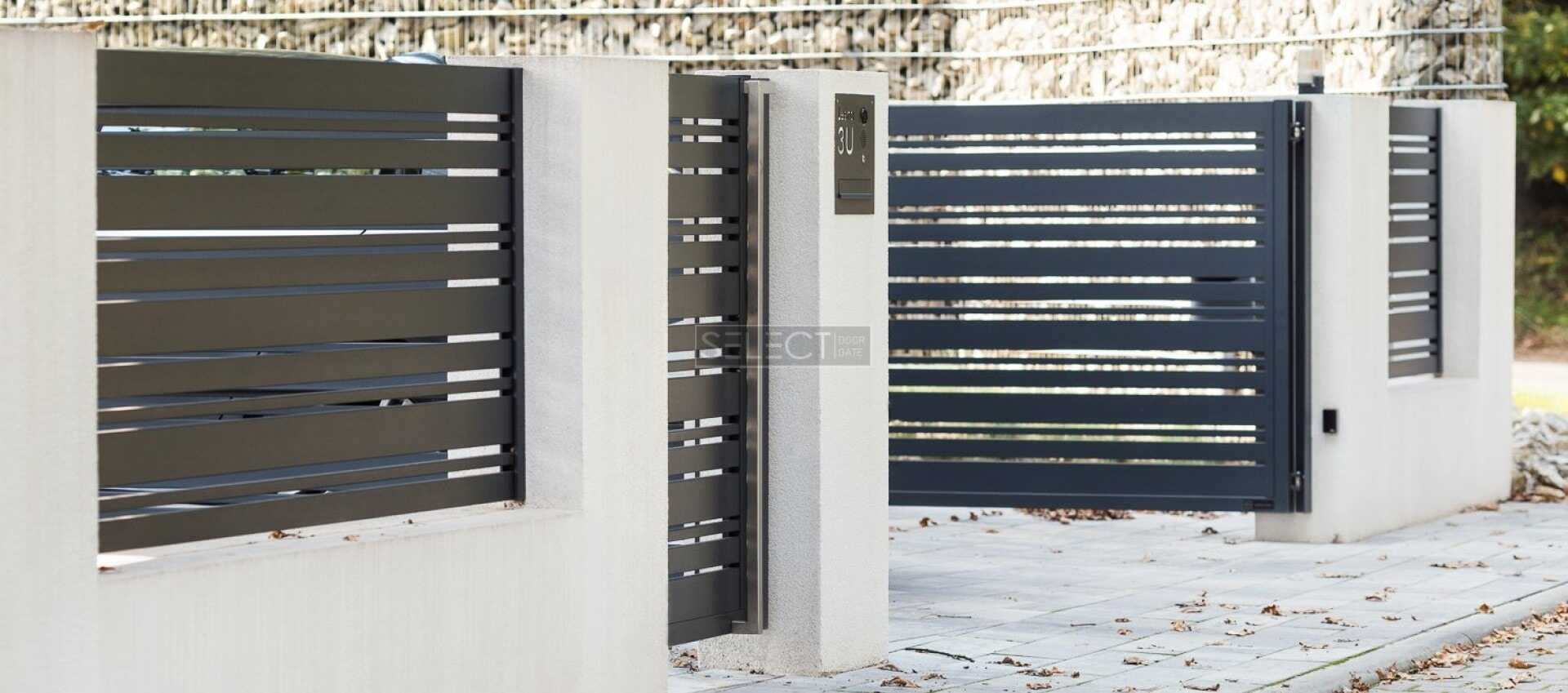 Купить красивый забор для придомовой территории - оцинкованные металлические секции SELECT DECO LINE 