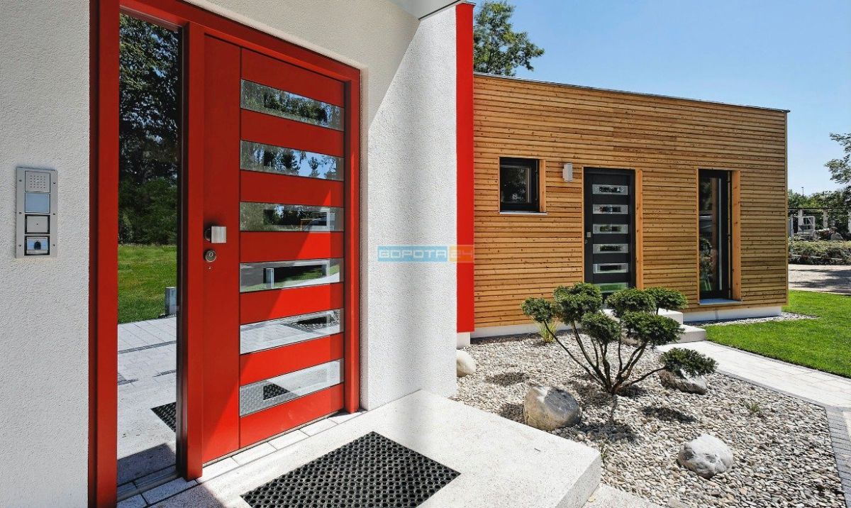 сучасні вуличні двері - теплий алюміній - розстібні конструкції для будинку