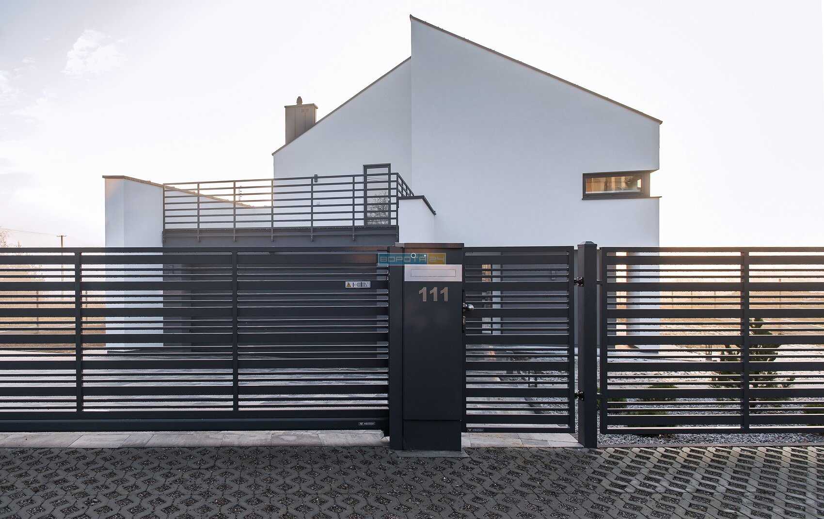 паркани металеві для будинку - сучасні огорожі жалюзі та ранчо - Чернівці