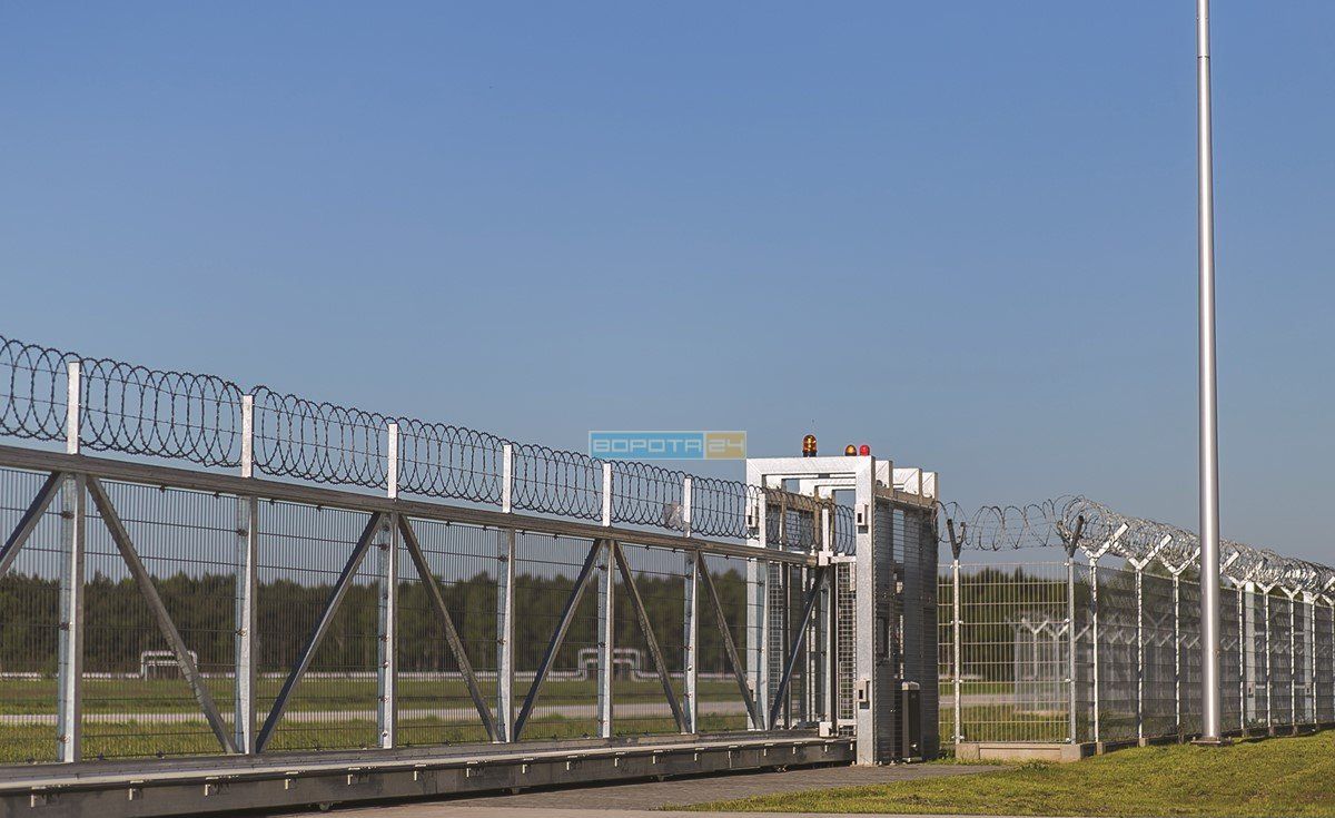 автоматичні відкатні ворота з Європи- Польща - замовити під розмір