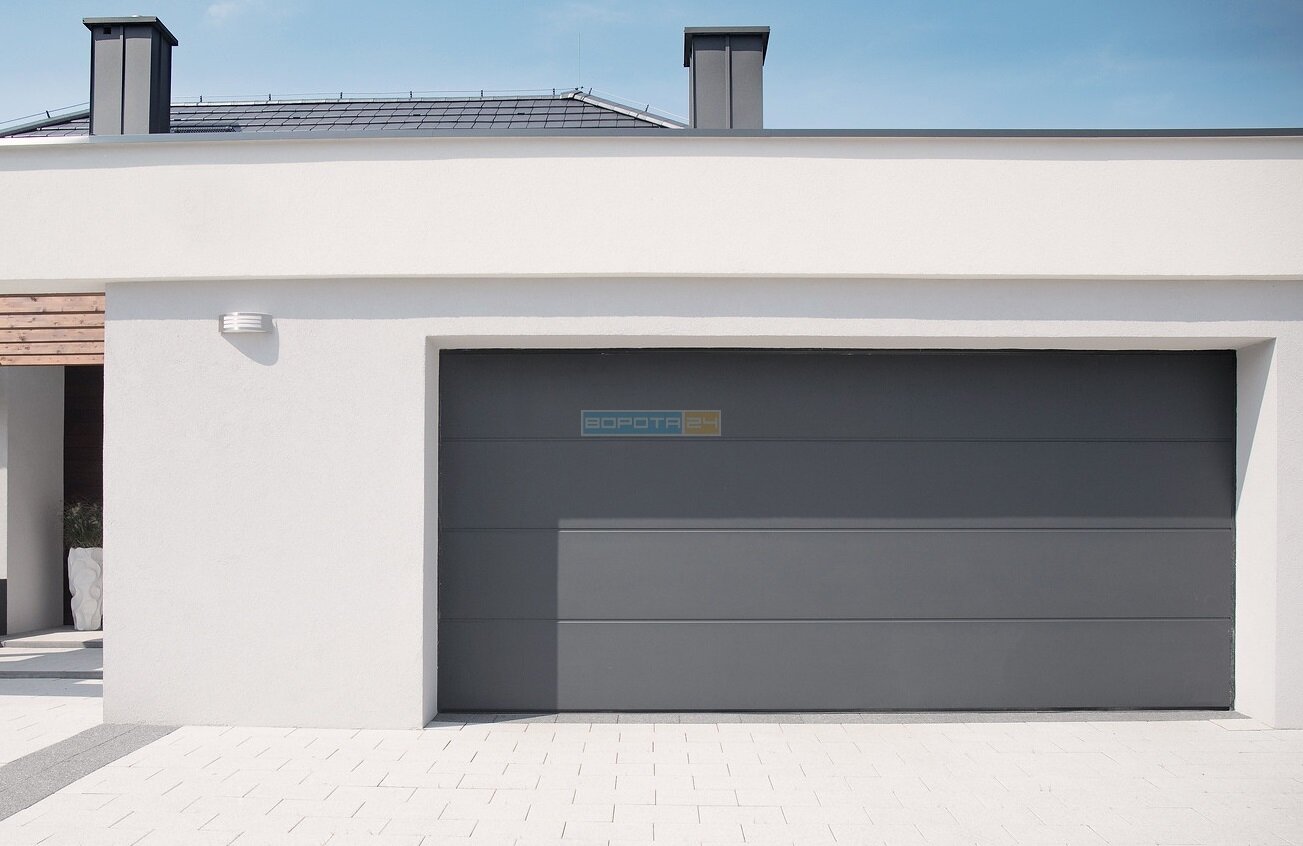 Секційні ворота в гараж по ціні від виробника - купити автоматичні брами підйомного типу - Вінниця 